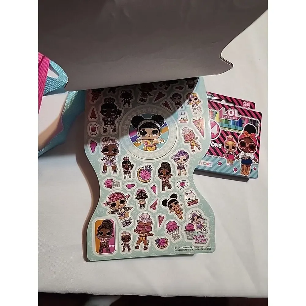L.O.L Surprise Backpack with Coloring & Activity Book Crayons Stickers